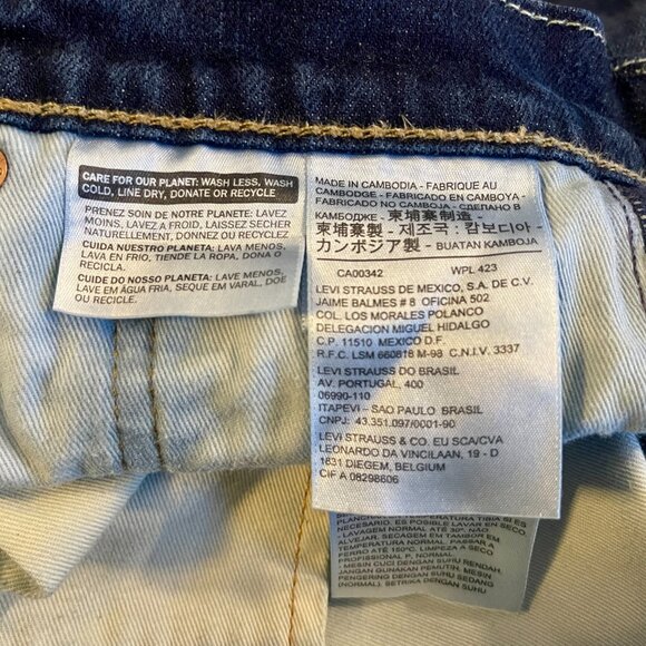 Levi's Men's 510 Jeans Skinny Fit Low Rise Stretch Denim Tapered Pants W28 L32 - Picture 12 of 14